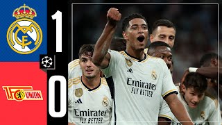 Real Madrid 10 FC Union Berlin  HIGHLIGHTS  Champions League [upl. by Eilesor]