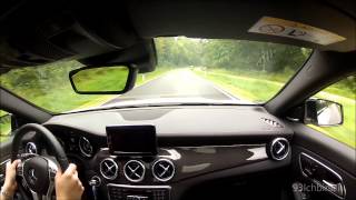 CLA 45 AMG follows Mercedes SLS AMG GT [upl. by Joly]