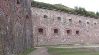 Ehrenbreitstein Fort Koblenz cable car views amp lift down Germany  24th August 2014 [upl. by Adnwahsor]