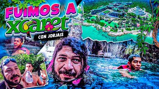 🔥Fuimos a Parque XCARET 2023 con JORJAIS🔥 🧊 Nadamos En aguas HELADAS🌊 [upl. by Seidel]