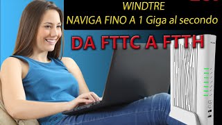 Da Fibra FTTC a FTTH gratis con WINDTRE Open Fiber [upl. by Alvina944]