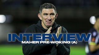 INTERVIEW  Kevin Maher ahead of Woking [upl. by Fillander]