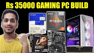 Rs 35000 GAMING PC BUILD FOR 4K EDITING amp 1080P GAMING  RYZEN 5700G BUDGET PC BUILD IN SEPT 2023 [upl. by Arada]