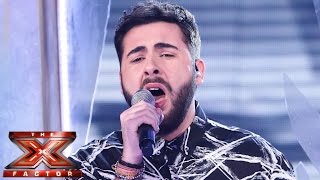 Andrea Faustini sings Miley Cyrus’ Wrecking Ball  Live SemiFinal  The X Factor UK 2014 [upl. by Meunier]