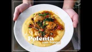 Polenta De Frango com molho Irresistível [upl. by Ettenhoj]