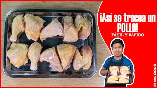 APRENDE COMO CORTAR UN POLLO EN PRESAS 👨‍🍳🐤  BÁSICO DE COCINA [upl. by Eimma]