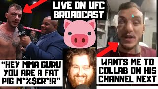 Renato Moicano CALLED ME OUT LIVE ON UFC INTERVIEW After Beating Dober At UFC Vegas 85 My Reaction [upl. by Joela]