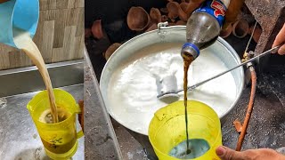 UNIQUE Drink Of Kolkata ThumsUp Milk🥵🥵 Indian Street Food  Kolkata  Unique  Doodh Cola [upl. by Ahseyd]