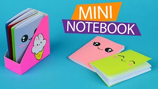 DIY Easy mini notebook  How to make paper notebook  Papercraft [upl. by Oni182]