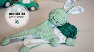 TUTORIAL CONIGLIETTO DOLCE NANNA 2PARTE🎈  Come fare un coniglietto consolatore alluncinetto [upl. by Yerd]