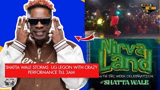 SHATTA WALE BREAKS RULE AT UG LEGON CAMPUS during his performance at their SRC artist night [upl. by Larue235]