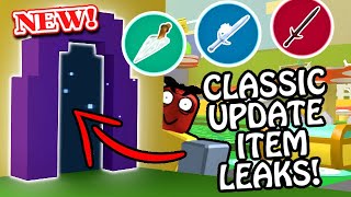 All NEW CLASSIC EVENT UPDATE LEAKED ITEMS In Bee Swarm Simulator [upl. by Heisel400]