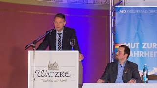 Rede Björn Höcke Dresden live bei der Jungen Alternative AfD  Dresdner Gespräche [upl. by Newberry]