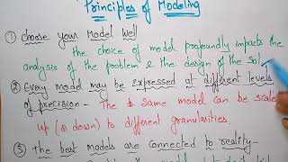 importance and principles of modeling  OOSE [upl. by Akeemat]