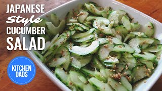 How to Make a Japanese Cucumber Salad with Vinegar  Cucumber Salad Recipes Easy [upl. by Aimehs]