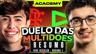 FLAMENGO x LOUD  RESUMO CBLOL ACADEMY  1° Rodada  1° Etapa  Ilha das Lendas [upl. by Colly472]