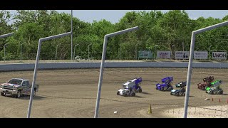 iRacing Winged Micro sprints at Limaland [upl. by Nylssej]