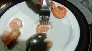 How to peel or deshell shrimp in 3 seconds [upl. by Schrader]