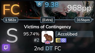 🔴 94⭐ Accolibed  EPICA  Victims of Contingency Extra HDDT 9574  2  968pp FC  osu [upl. by Rebhun]