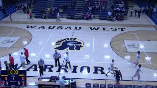 Wausau West High School vs Medford High School Mens JV Basketball [upl. by Kurzawa]