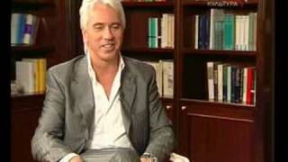 Hvorostovsky  interview in Russian part 1 of 3 [upl. by Ledniahs300]