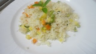 RECETA DE ARROZ BLANCOARROZ PERFECTOCOMIENDO RICO Y FACIL [upl. by Nolyar]