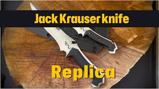 Handmade Jack Krauser knife  Resident Evil 4  Gaming  Collectible  Jayger [upl. by Gessner]