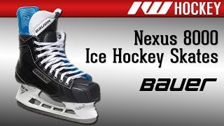 Bauer Nexus 8000 Ice Hockey Skate Review [upl. by Nnahteb]