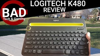 Logitech K480 MultiDevice Keyboard Review  logitech k480 [upl. by Nareht4]