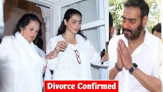 kajols finally confirmed her divorce with Ajay Devgans amp revealed her divorce secret reason 😳 [upl. by Bigod]