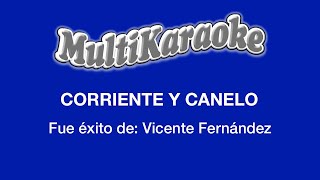 Corriente Y Canelo  Multikaraoke  Fue Éxito de Pedro Fernández [upl. by Inej443]