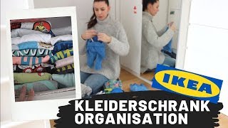 KONMARI in Kinderzimmer  Kleiderschrank organisieren IKEA PAX [upl. by Akerdnuhs]