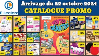 catalogue LECLERC ventes géantes ✅ Du 22 octobre au 2 novembre 🔥 Arrivage maison promos deals pub [upl. by Ecirtam]