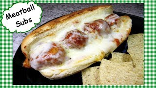 The BEST Meatball Subs Recipe  How to Make Meatballs amp Sub Sandwich Hoagie [upl. by Adelina]