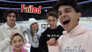 Ice Skating Challenge Amp World 🤯 [upl. by Wagoner]