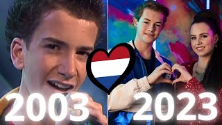 My top of Netherlands in Junior Eurovision Song Contest [upl. by Dian976]