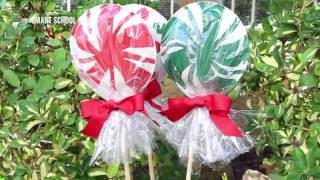 How to Make Giant Lollipops with Paper Plates [upl. by Ruelu718]