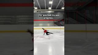 Double Salchow Progress as an Adult Figure Skater⛸️✨shorts sports athlete progress figureskater [upl. by Cykana]