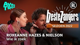 Roxeanne Hazes amp Nielson  Wie ik zoek  Beste Zangers 2022 [upl. by Debbra]