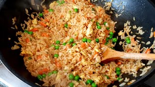 HOW TO MAKE A DELICIOUS CHINESE FRIED RICE RECIPE [upl. by Tichonn]