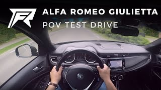 2017 Alfa Romeo Giulietta 14 Turbo MultiAir 170  POV Test Drive [upl. by Norahs]