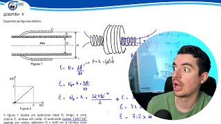 Escola Naval 2024  Questão 5  A figura 1 ilustra um solenoide ideal S longo Igor Monteiro [upl. by Thorvald240]