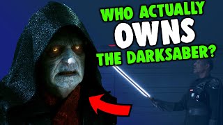 Who ACTUALLY Owns the Darksaber  Star Wars Explained [upl. by Ecilahc]