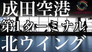 【空港アナウンス】成田空港 国際線出発 第1ターミナル 北ウイングの音 3Dサウンド バイノーラル 『Sound at Narita Airport』環境音 20214） [upl. by Eikkin]