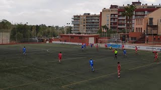 Escola Valls Futbol Club A vs Cambrils Unió CE B  1  1   Cadet primera 220423 [upl. by Allayne]