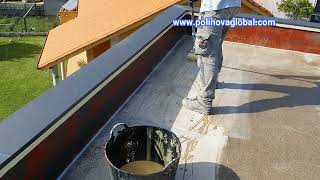 ROOF WATERPROOFING WITH POLIUREA PolinovaGlobalSLpoliurea [upl. by Yerffej]