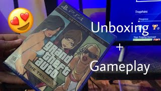 GTA the TrilogyDefinitive editionPhysical version UNBOXINGGAMEPLAY on Ps4 [upl. by Naam]