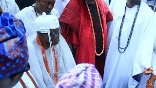 Oriyomi Hamzat Issues Warning as 89YearOld Olubadan Walks Majestically At Coronation [upl. by Anaerdna165]