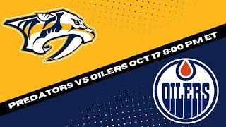 Oilers vs Predators Prediction Pick and Odds  NHL Hockey Pick for 1017 [upl. by Naawaj824]