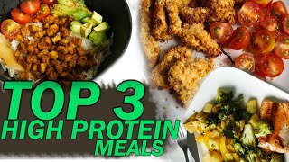 TOP 3 HIGH PROTEIN MEALS Mijn favs [upl. by Loos]